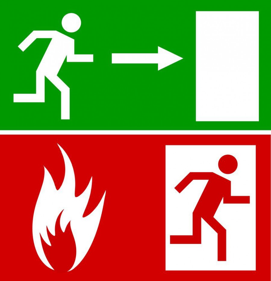 Знаки пожарной безопасности в школе
